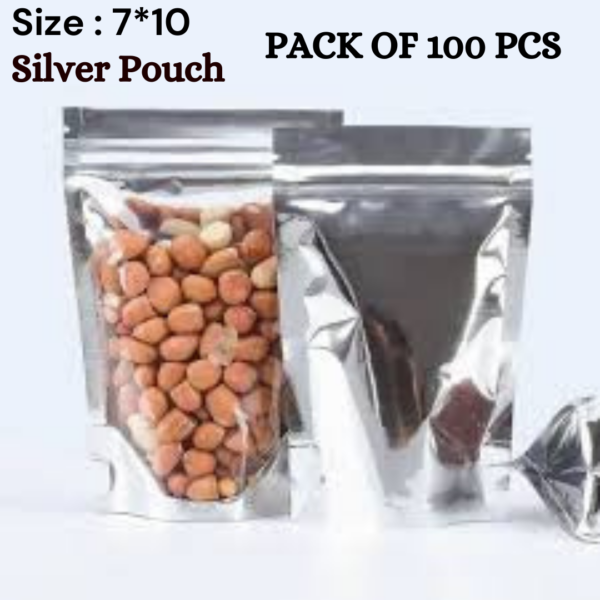 7*10 Silver Pouch